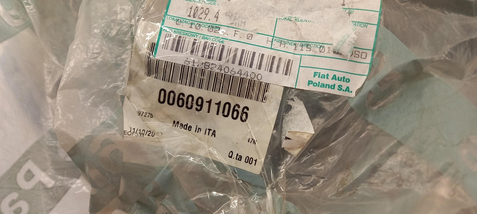 Original OE FIAT Sitzbezug 60911066