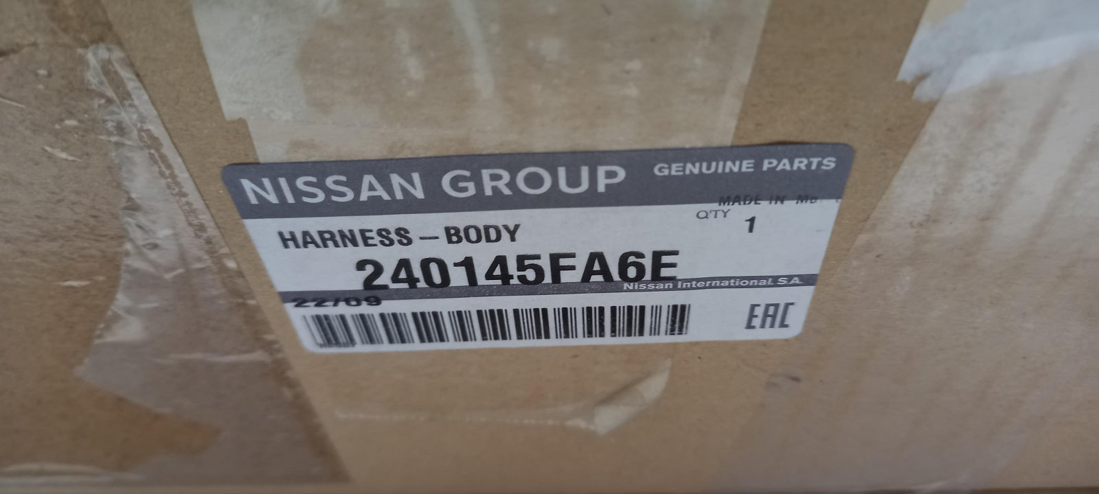 Original OE NISSAN Kabelbaum 240145FA6E