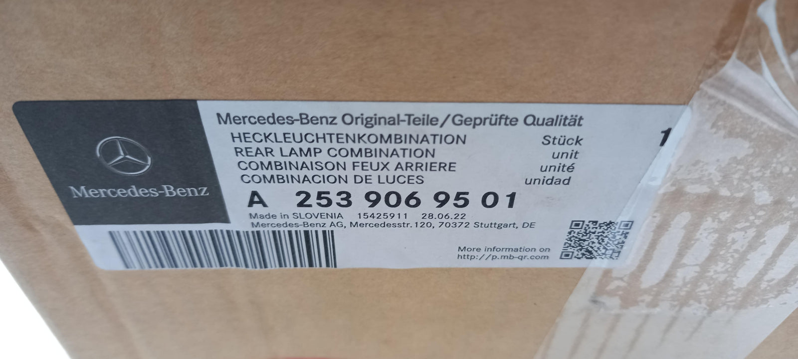 Original OE MERCEDES-BENZ Heckleuchte A2539069501