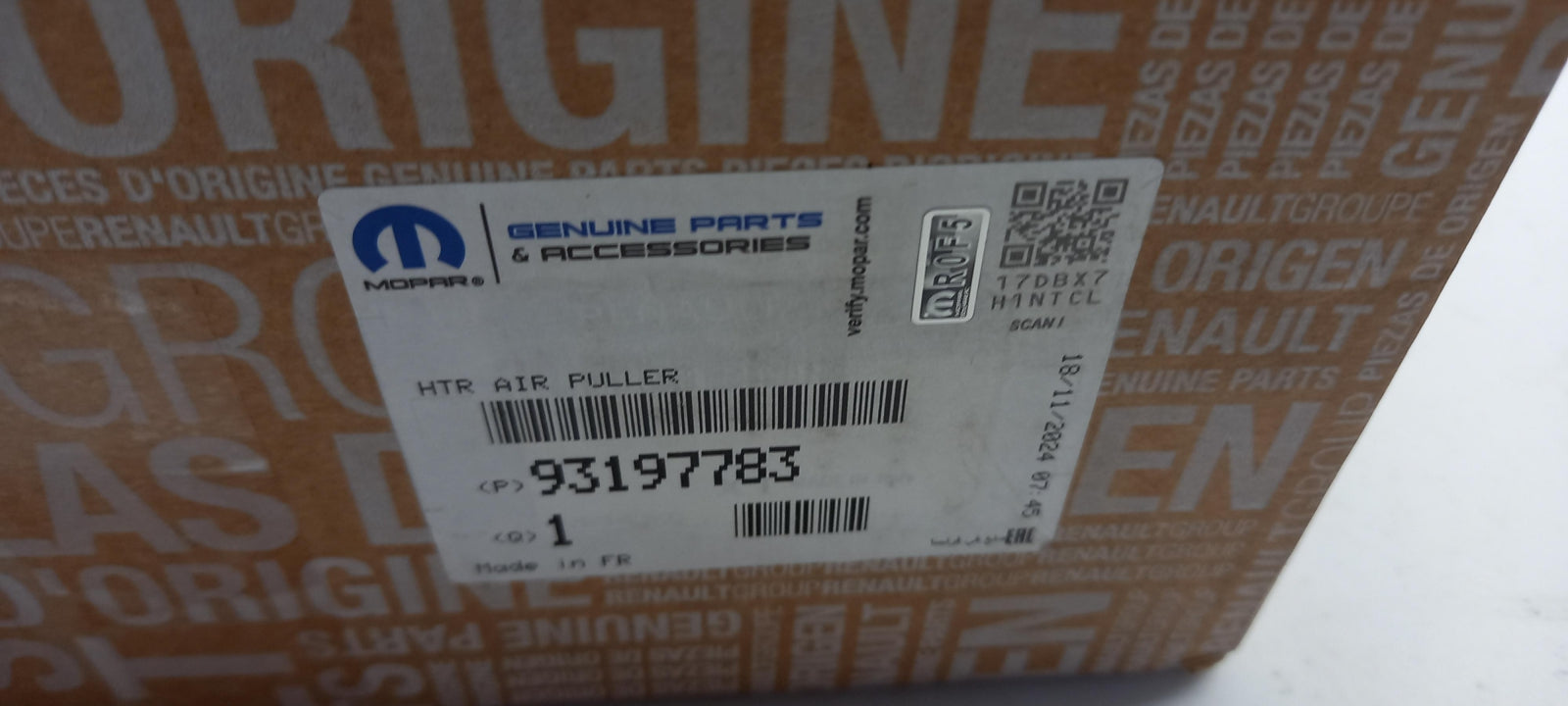 Original OE OPEL Innenraumgebläse Elektromotor 93197783
