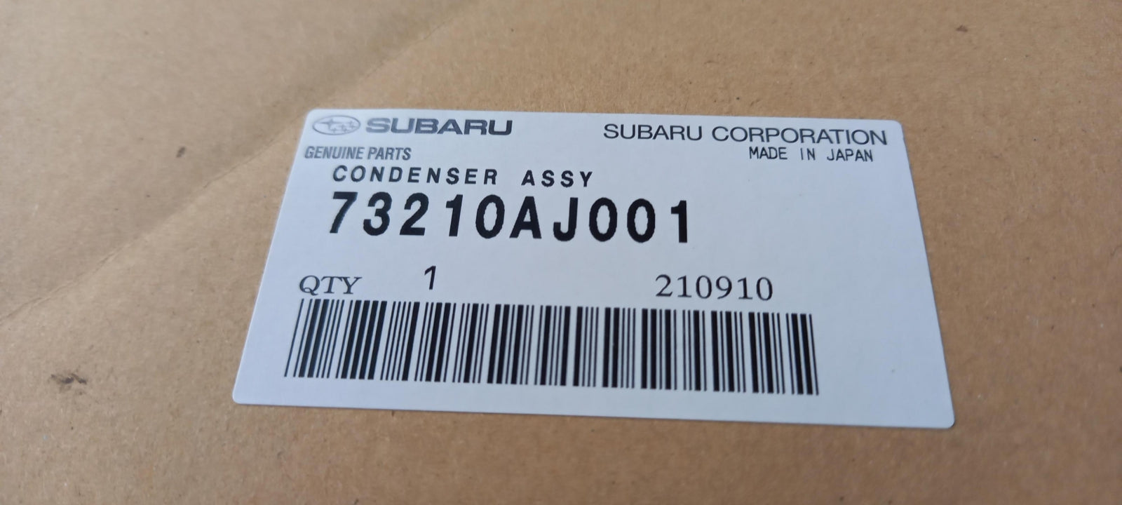 Original OE SUBARU Klimakondensator 73210AJ001