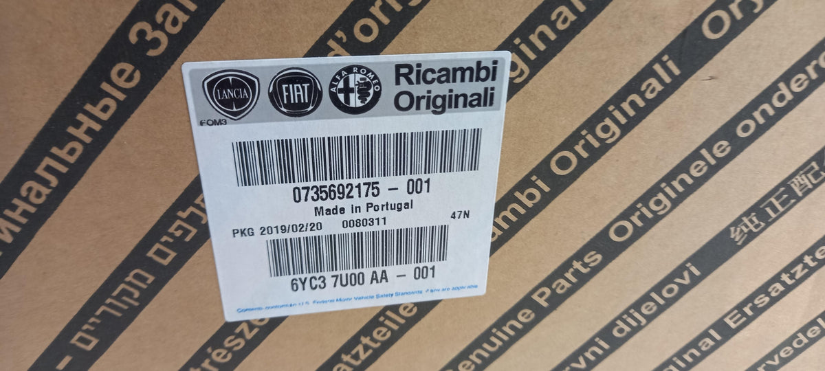Original OE FIAT Dach Führungsschiene 735692175