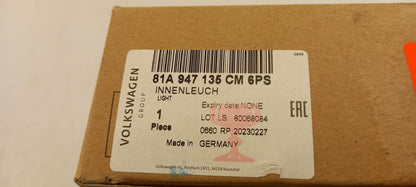 Original AUDI Q2 GA Q3 F3 Innenleuchte soulschwarz 81A947135CM6PS