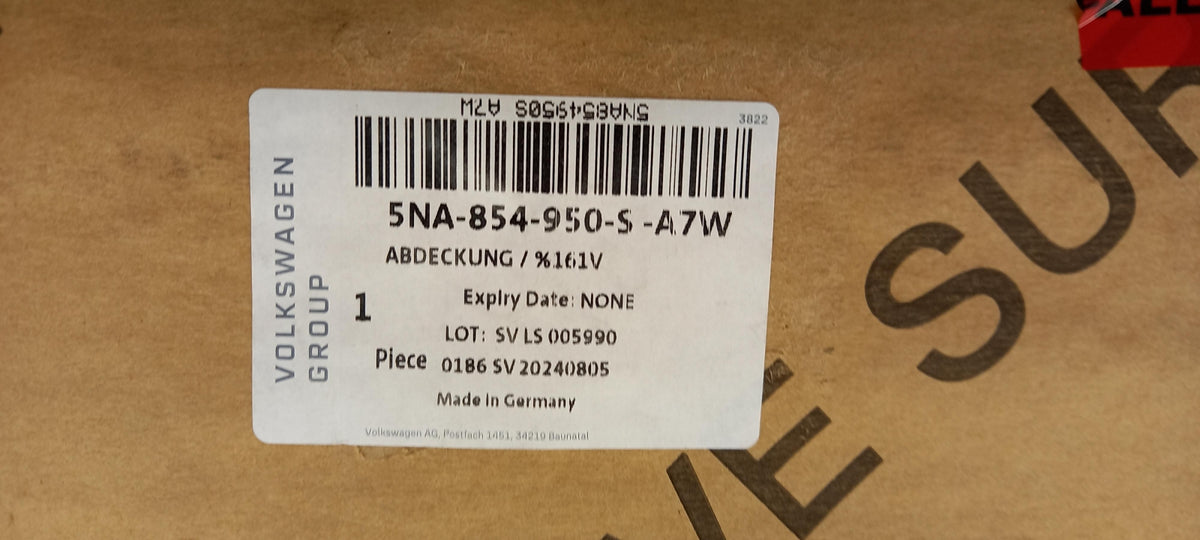 Original VW Tiguan AD/BT Tür Abdeckung reflexsilber hinten rechts 5NA854950SA7W