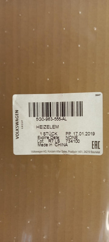 Original OE Volkswagen Sitzheizung 5G0963555AL