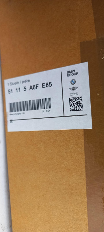 Original BMW 5er G60 G61 Frontaufsatz Carbon mitte links 51115A6FE85