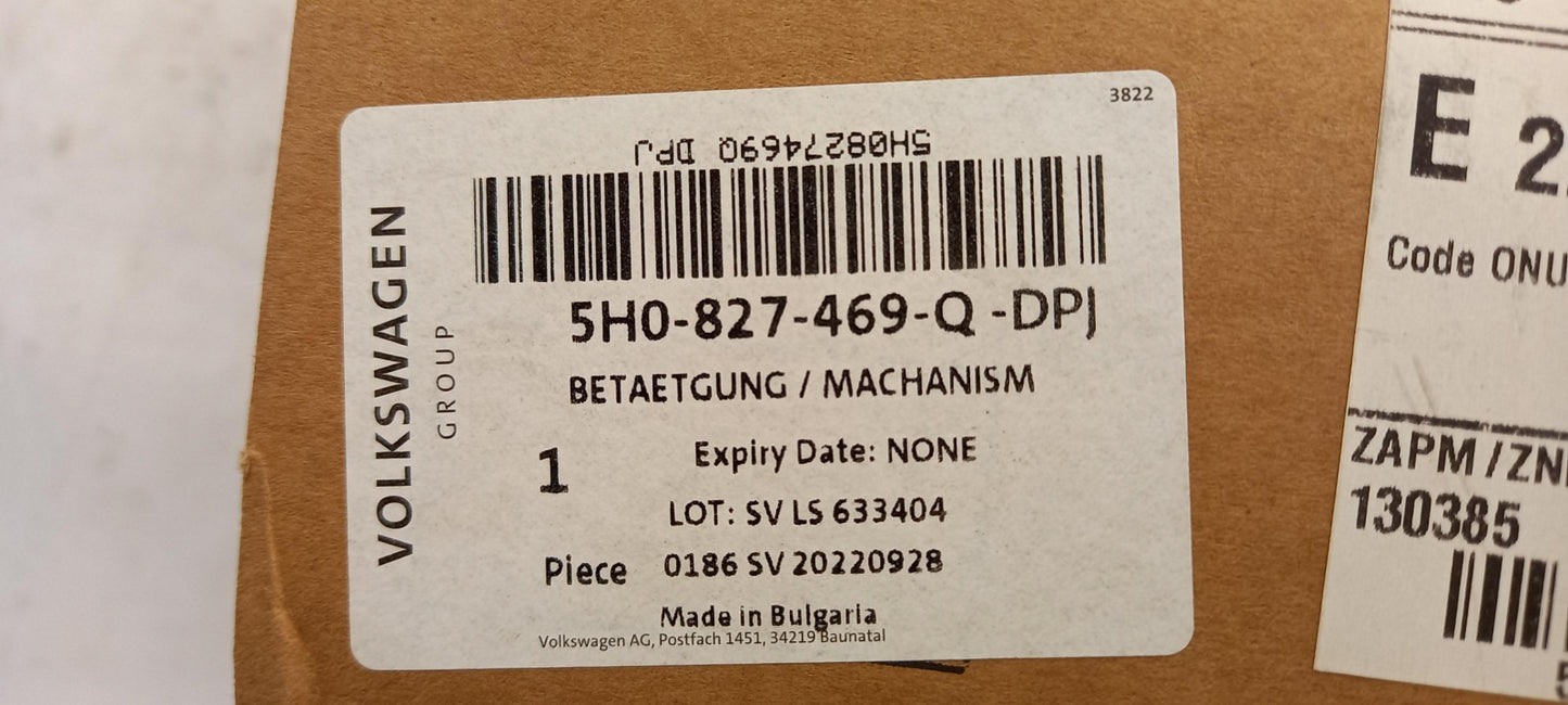 Original OE Volkswagen Heckklappenschloss 5H0827469QDPJ