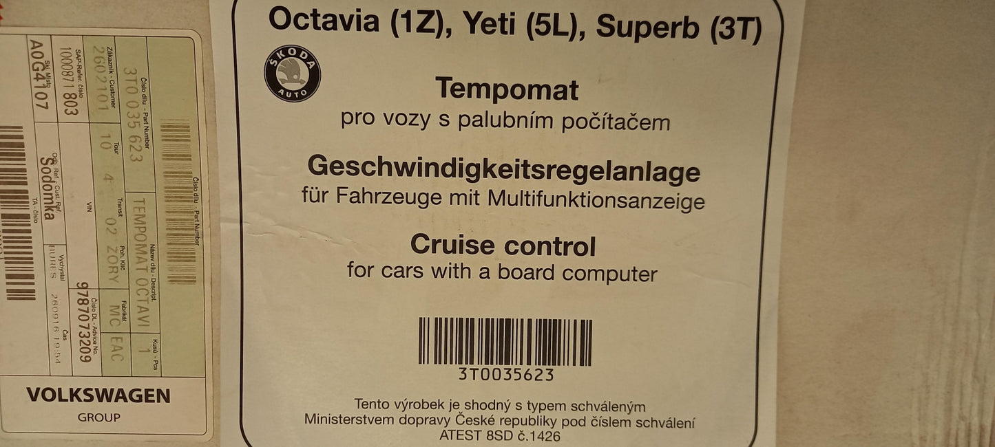 Original OE Volkswagen Schalter 3T0035623