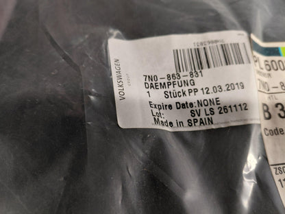 Original OE Volkswagen Motorraum Isolierung 7N0863831