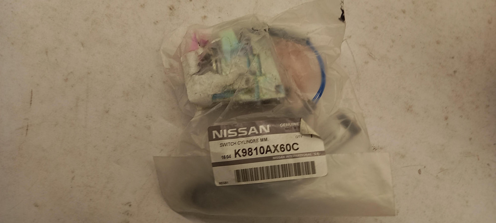 Original OE NISSAN Zündschloss Schließzylinder K9810AX60C
