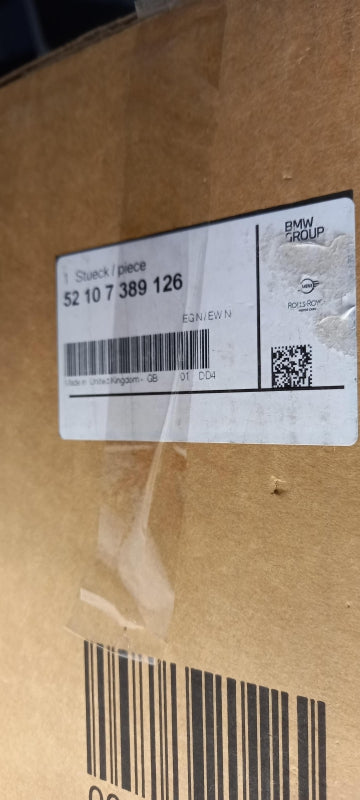 Original MINI F54 F55 F56 F57 F60 Lehne Schaumteil Basis rechts 52107389126