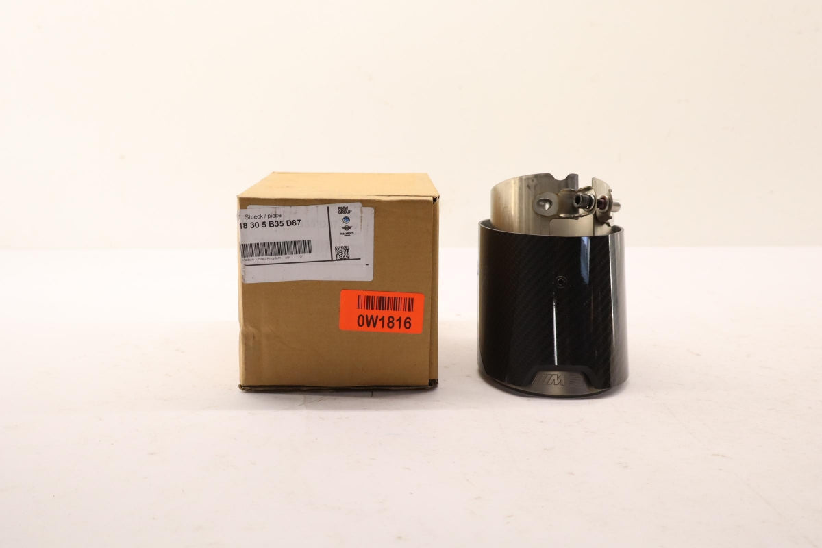 Original BMW M5 G90/G99 Performance Blende Abgasanlage Carbon/Titan 18305B35D87