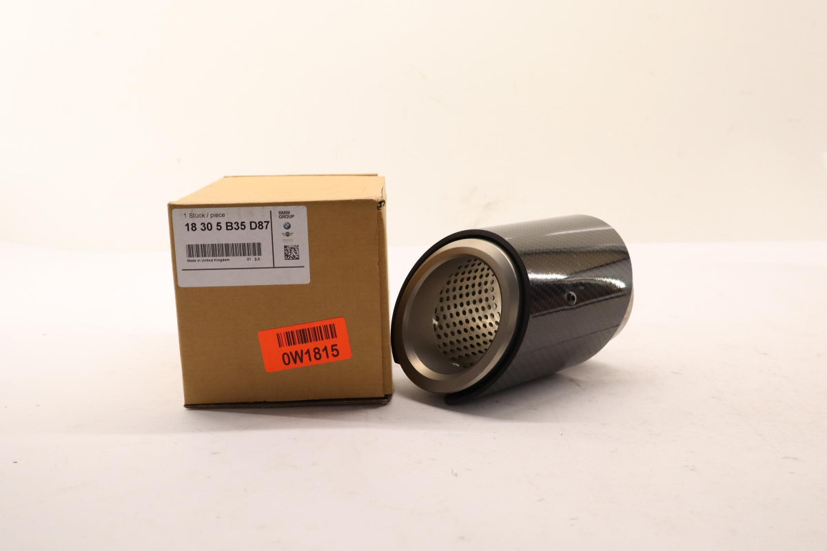 Original BMW M5 G90/G99 Performance Blende Abgasanlage Carbon/Titan 18305B35D87