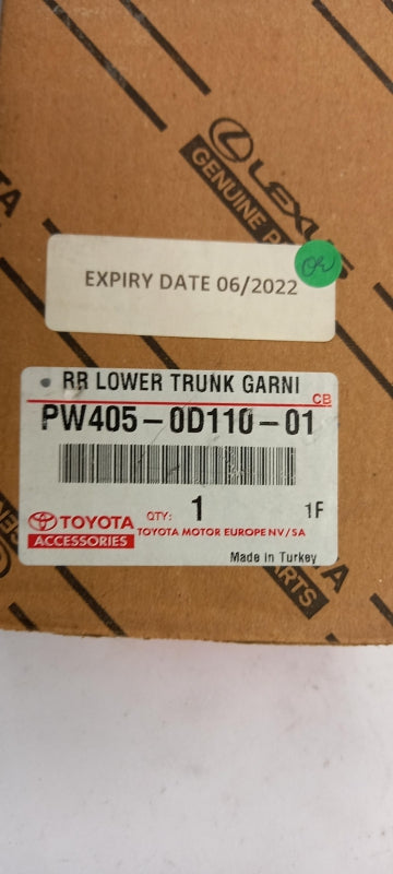 Original OE TOYOTA Kofferraumverkleidung PW4050D11001