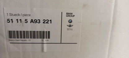 Original BMW 1er F70 M Frontaufsatz schwarz links 51115A93221