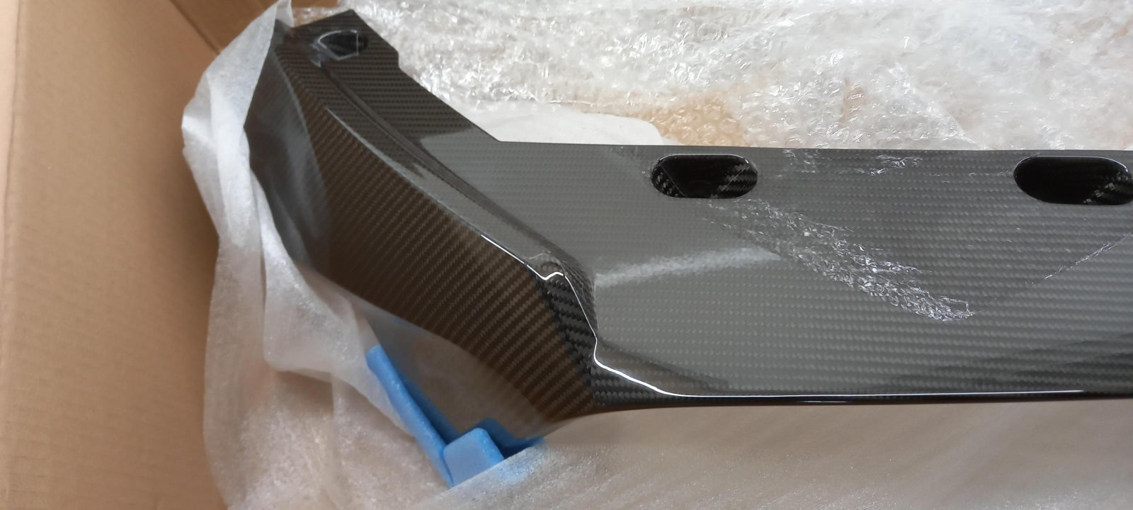 Original BMW M5 G90 G99 Stoßfängerabdeckung Carbon vorne links 51115A7D671