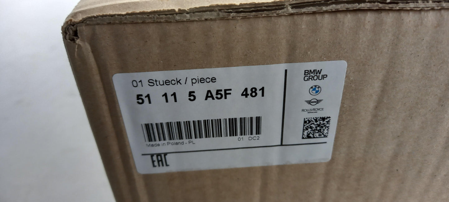 Original BMW M2 G87 M Performance Frontaufsatz Carbon Links 51115A5F481