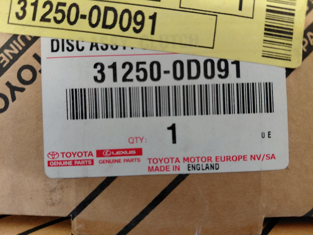 Original OE TOYOTA Kupplungsscheibe 312500D091