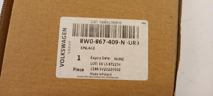 Original AUDI A4 A5 Tür Ziereinsatz Alu elipse silber vorne links 8W0867409NUR3