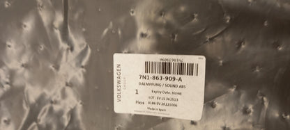 Original OE Volkswagen Isolierung 7N1863909A
