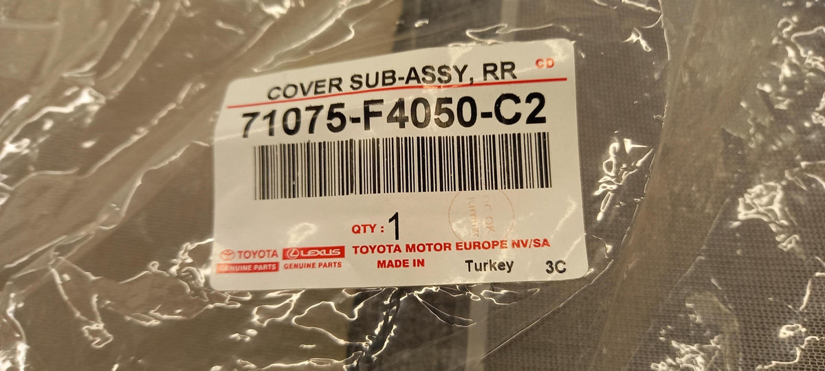 Original OE TOYOTA Sitzbezug 71075F4050C2