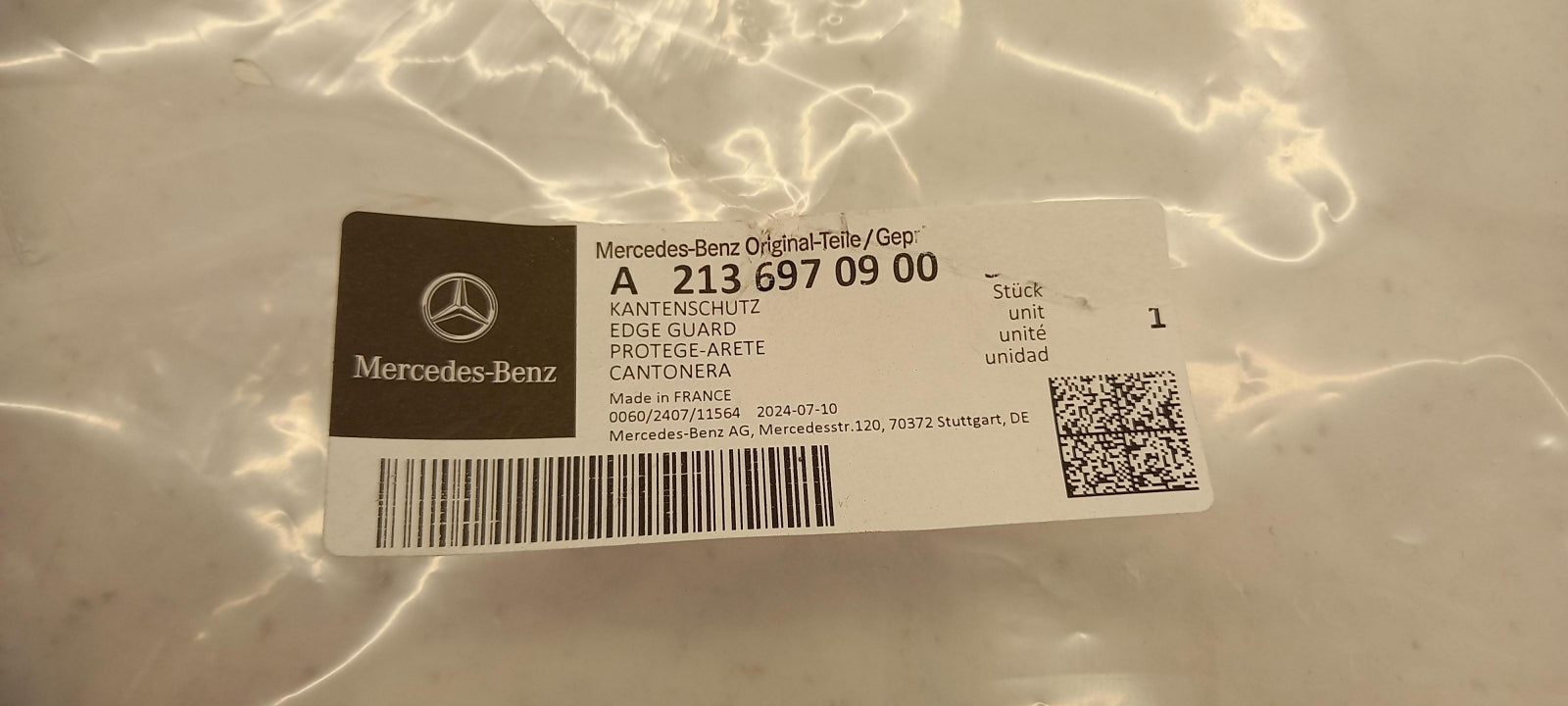 Original OE MERCEDES-BENZ Türdichtung A21369709009G44