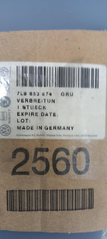 Original VW Touareg 7L Kotflügelverbreiterung grund hinten rechts 7L9853874GRU