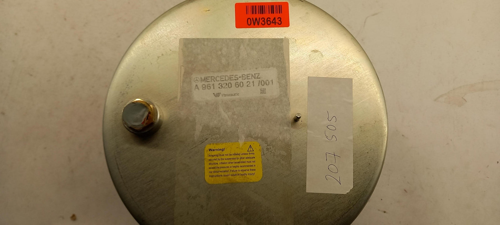 Original OE MERCEDES-BENZ Luftfeder A9613206021