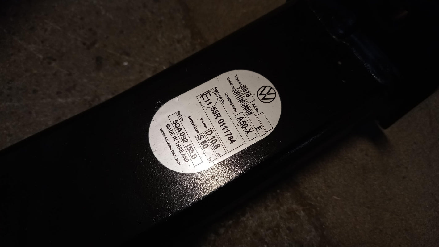 Original VW Touran 5T 16- Anhängerkupplung abnehmbar 5QA092150C