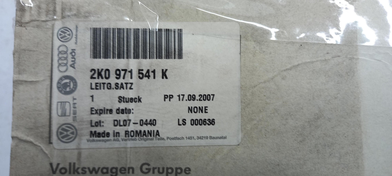 Original OE Volkswagen Anhängerkupplung Elektrosatz 2K0971541K