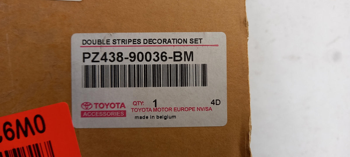 Original OE TOYOTA Aufkleber Set PZ43890036BM