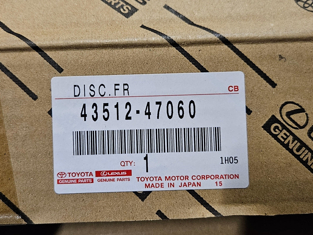 Original OE TOYOTA Bremsscheibe (1 Stück) 4351247060