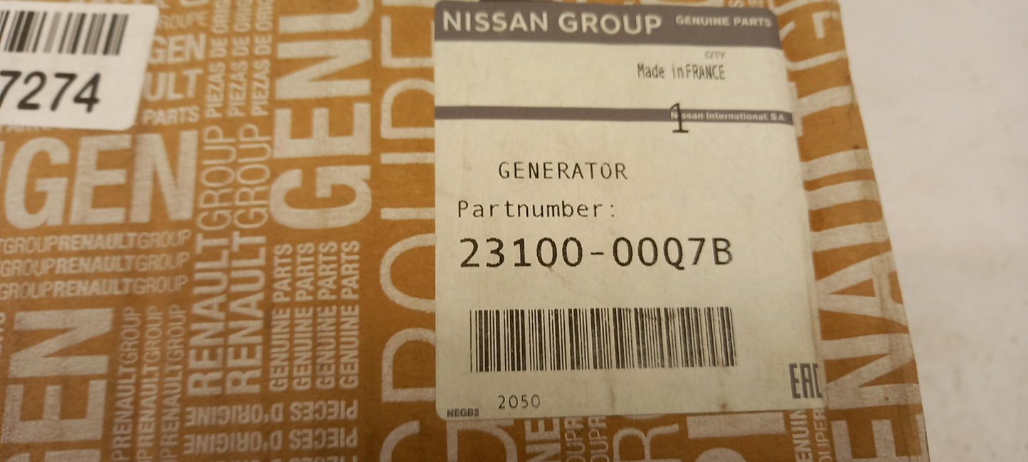 Original OE NISSAN Lichtmaschine 2310000Q7B