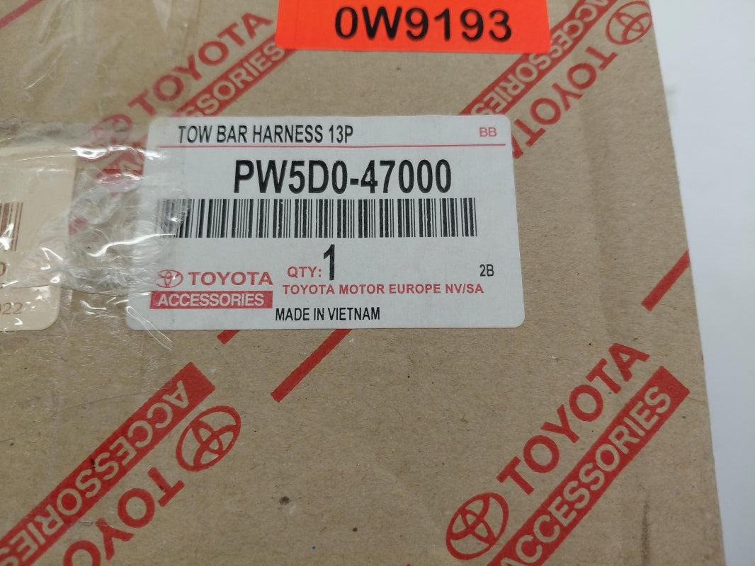 Original OE TOYOTA Anhängerkupplung Elektrosatz PW5D047000