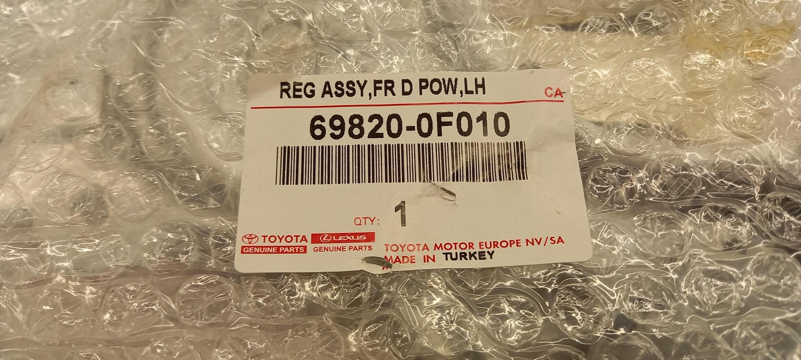 Original OE TOYOTA Fensterheber 698200F010