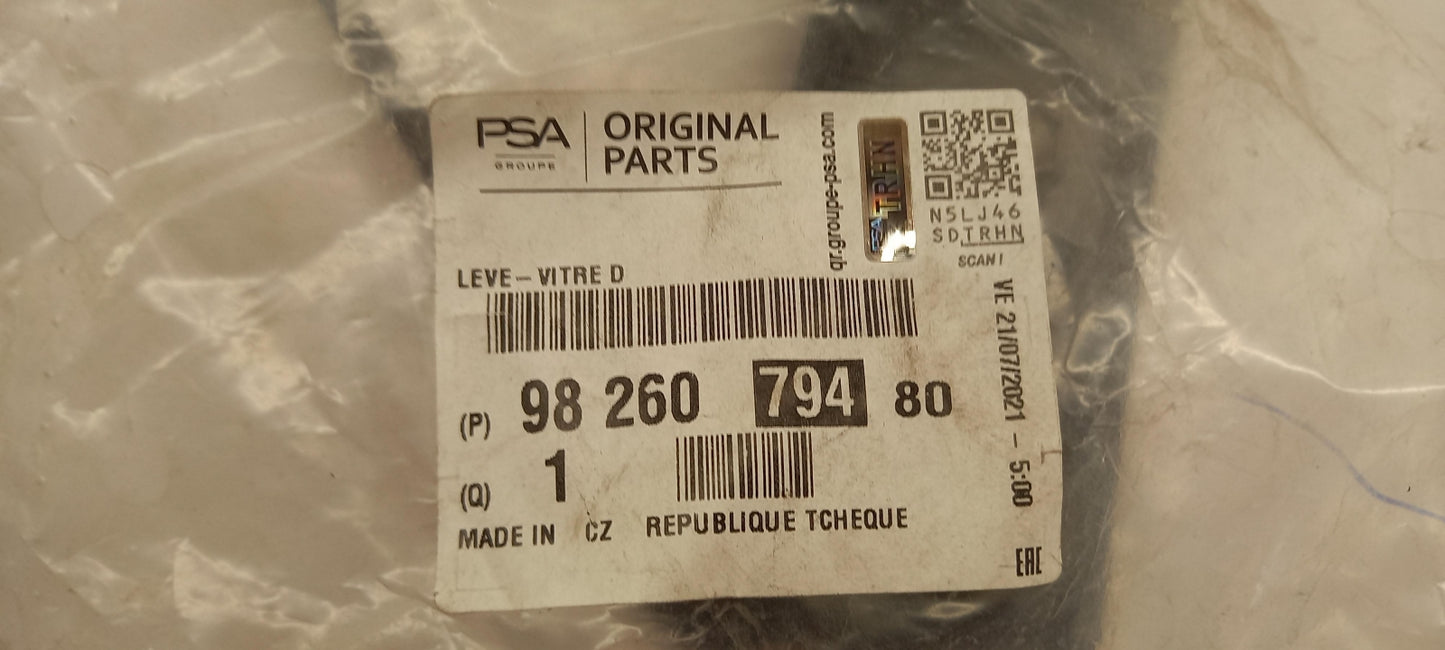 Original PEUGEOT 308 II 2013-2021 Fensterheber elektrisch Vorne 9826079480