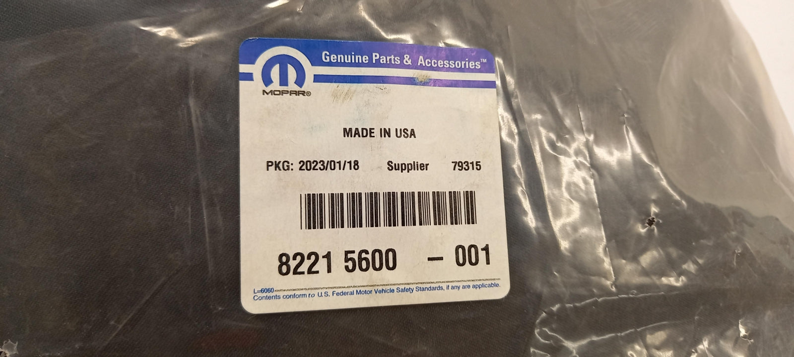Original OE FIAT Fahrzeugabdeckung K82215600