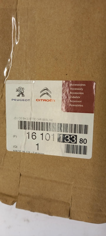 Original OE Peugeot Türzierleisten Satz 1610113380
