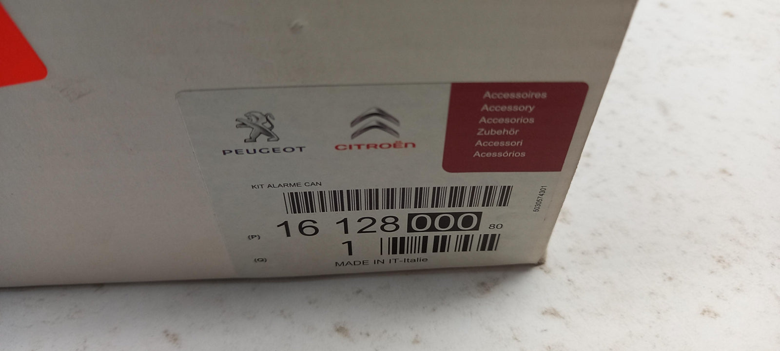 Original OE Peugeot Alarmanlage 1612800080