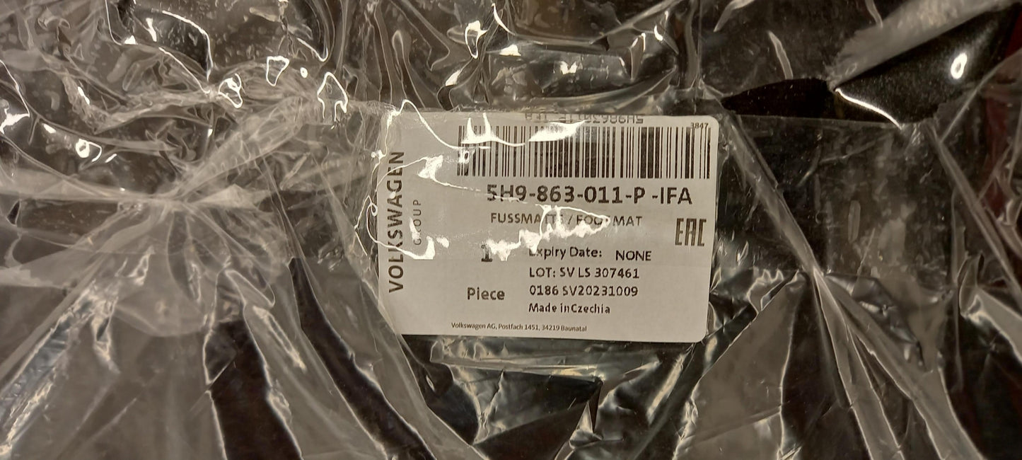 Original OE Volkswagen Fußmattensatz 5H9863011PIFA