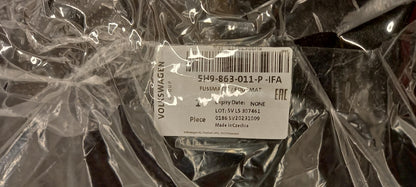 Original OE Volkswagen Fußmattensatz 5H9863011PIFA