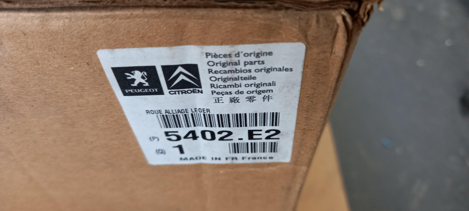Original OE Peugeot Felge 5402E2