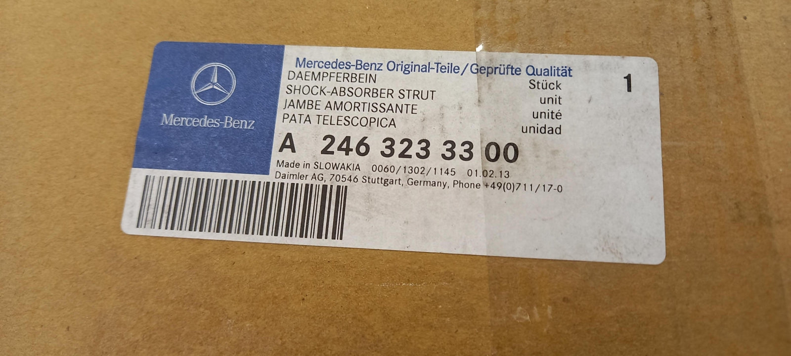 Original OE MERCEDES-BENZ Stoßdämpfer A2463233300