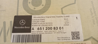 Original OE MERCEDES-BENZ Wasserpumpe A6512008301