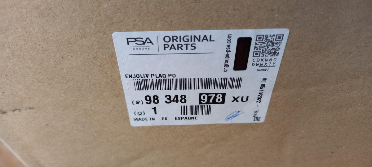 Original OE Peugeot Heckklappe Zierleiste 98348978XU