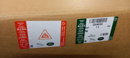 Original OE JAGUAR Ladeluftkühler C2D43163