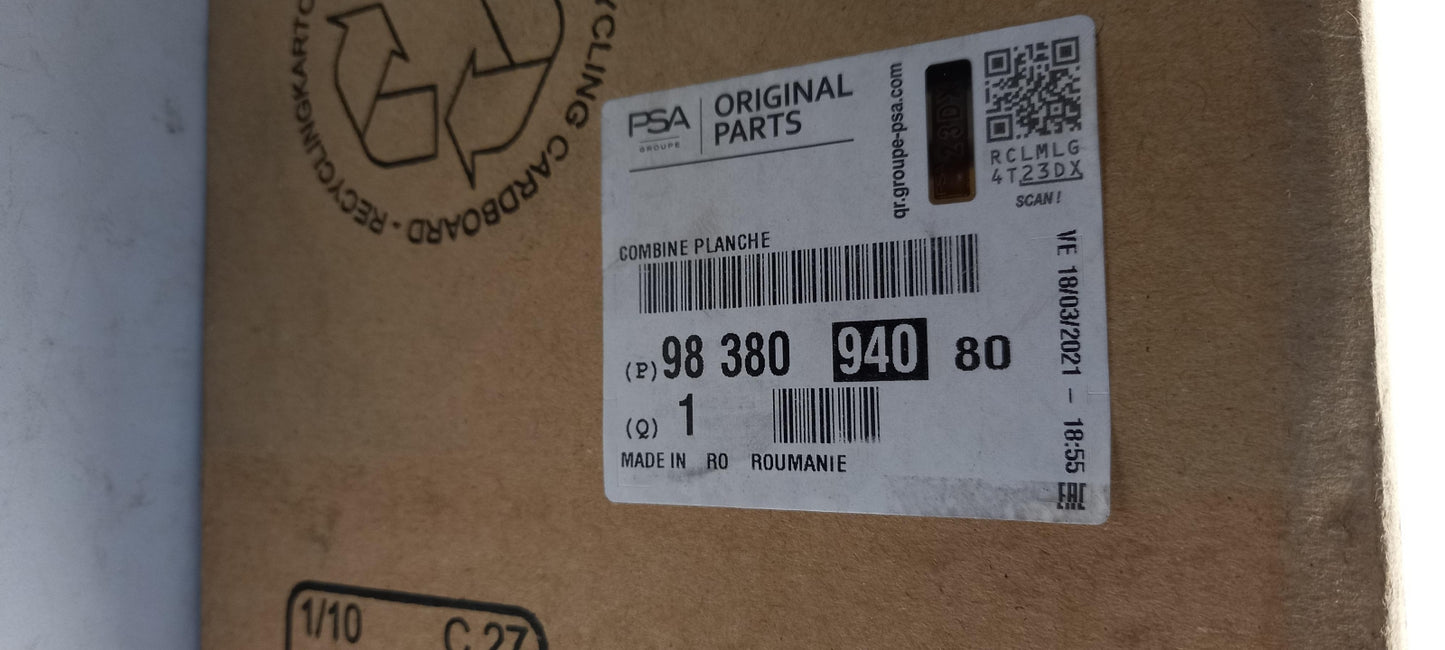 Original OE Peugeot Kombiinstrument 9838094080