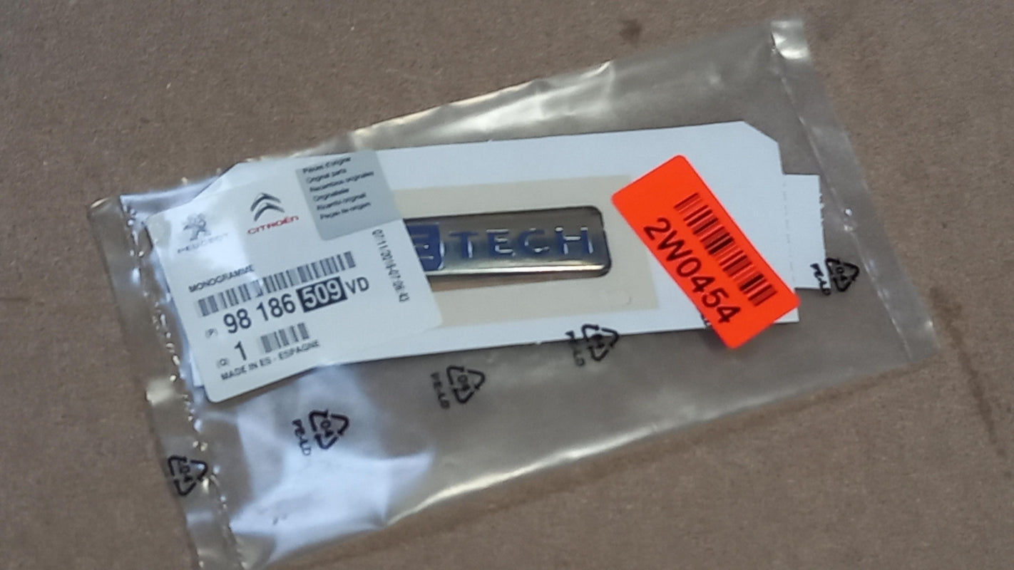 Original OE Peugeot Emblem Plakette 98186509VD