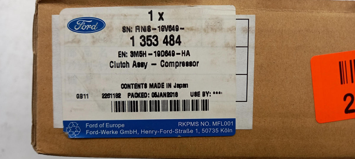 Original OE FORD Klimakompressor Magnetkupplung 1353484