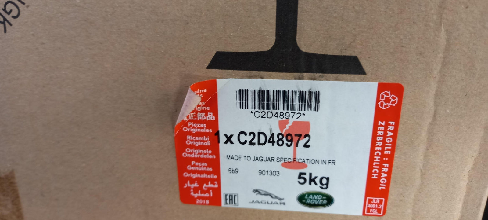 Original JAGUAR XJ 2010-2019 (X351) Scheinwerfer Links C2D48972